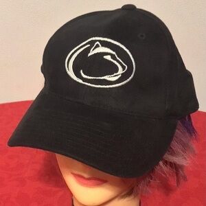 Penn State Nittany Lions PSU NCAA Black SnapBack Trucker Hat Baseball Cap New!